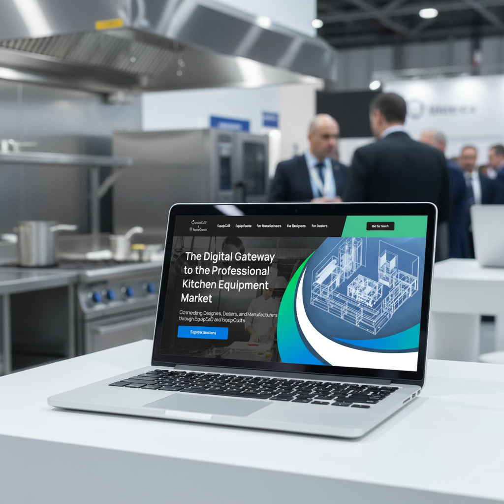 Kitchen designer working with professional foodservice planning tools